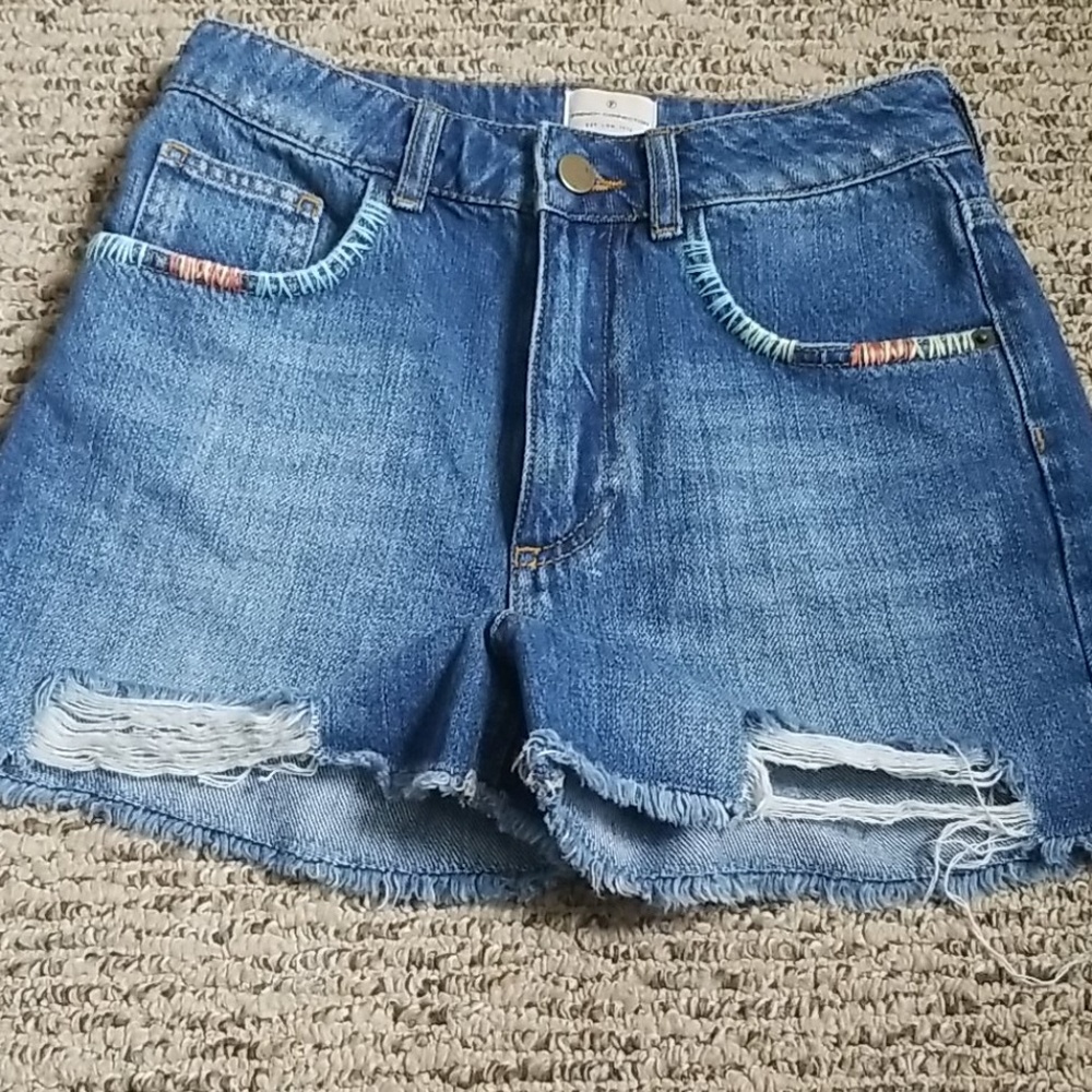 French Connection jean shorts